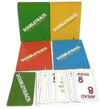 Game Parts Pieces Doubletrack 1981 Milton Bradley Replacement 30 Cards 4 Screens - $3.95