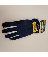 Men's Firm Grip X large utility duck canvas gloves Navy blue and white  - $12.99