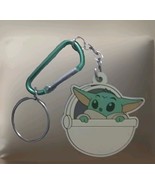 Star Wars Keyrings Character Animated Baby Yoda Mandalorian  - $7.36 CAD