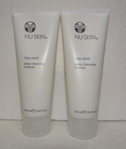 Two pack: Nu Skin NuSkin Clay Pack Deep Cleansing 100 ml 3.4 oz Sealed x2 - £34.37 GBP