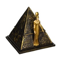 Design Toscano WU74577 Egyptian Goddess Isis Pyramid Treasure Box Sculpt... - $71.00