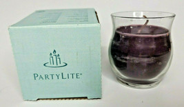 PartyLite Mini Barrel Glass Jar Candle 3.7oz Fig &amp; Olive Grove P6D/G33449 - $14.99