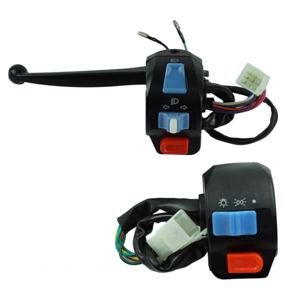2PCS 12V Motorcycle Handlebar Control Switch Horn Turn Signal Electric Star for  - £104.02 GBP