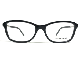 Burberry Eyeglasses Frames B2174 3001 Black Silver Cat Eye Full Rim 53-1... - £93.25 GBP