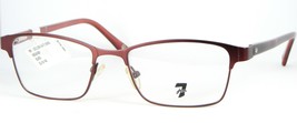 7 For All Mankind GOLDEN GATE BURG BURGUNDY EYEGLASSES GLASSES FRAME 52-... - $12.85
