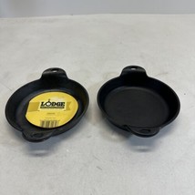 Lodge Cast Iron Mini Server 14 oz Round Heat Treated SET OF 2 6.5in - $39.95