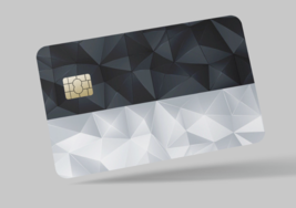 Polygonal Triangle  | Credit Card Cover | Credit Card Skin | Sticker,  2 PC - £7.18 GBP
