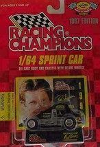 World Of Outlaqws Sprint Car Ron Shuman (Black #2) 1997 Red Checkered Fl... - £12.12 GBP