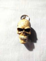 Resin 3D Human Skull Head Anatomty Cranium Driver Key Chain Keyring - See Photos - £7.98 GBP