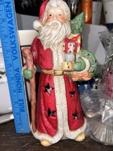 Inarco Vintage 10” Santa Candle Holder - £27.96 GBP