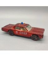 Mattel Hot Wheels Red Line Cruiser Red Fire DEPT Department Chief 1968 - $67.22 CAD