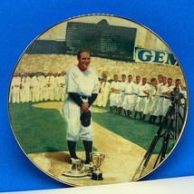 Legends of Baseball collectors plate Delphi Lou Gehrig Luckiest man Yankees hof - £19.45 GBP