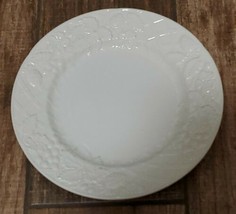 Mikasa English Countryside White 8 1/4&quot; Salad Plate Embossed - £6.33 GBP