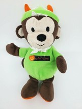 9" Carter's Monkey  My First Halloween Plush Lovey Rattle Stuffed Baby Toy B61 - £9.43 GBP