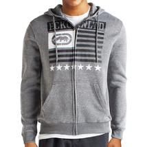 NWT ECKO UNLTD. MSRP $59.99 MEN&#39;S GRAY ZIP UP FLEECE HOODIE SWEATSHIRT S... - £20.05 GBP