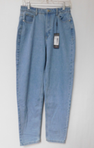 New Womens Pretty Little Thing Light Blue Basic Turn Up Mom Jeans Size 6 - £19.77 GBP