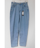New Womens Pretty Little Thing Light Blue Basic Turn Up Mom Jeans Size 6 - £19.82 GBP
