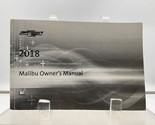 2018 Chevy Malibu Owners Manual Handbook OEM I01B41053 - $24.74