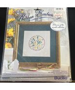 Bucilla 1994 DECEMBER Silk Ribbon Embroidery Picture Kit Flower of the M... - $18.11 CAD