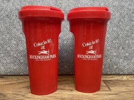 Vintage Advertising Coca Cola Iconic Rockingham Park Salem Drink Cup CV JD - $24.74