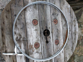 55 gal drum lid/lever latch lock ONLY. Food grade barrel FOR 22.5&quot; diameter LID - $24.99