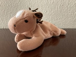 Retired *Derby* ~1997 Ty Beanie Baby~ 6” Horse with Star &amp; Coarse Mane ~... - £5.34 GBP