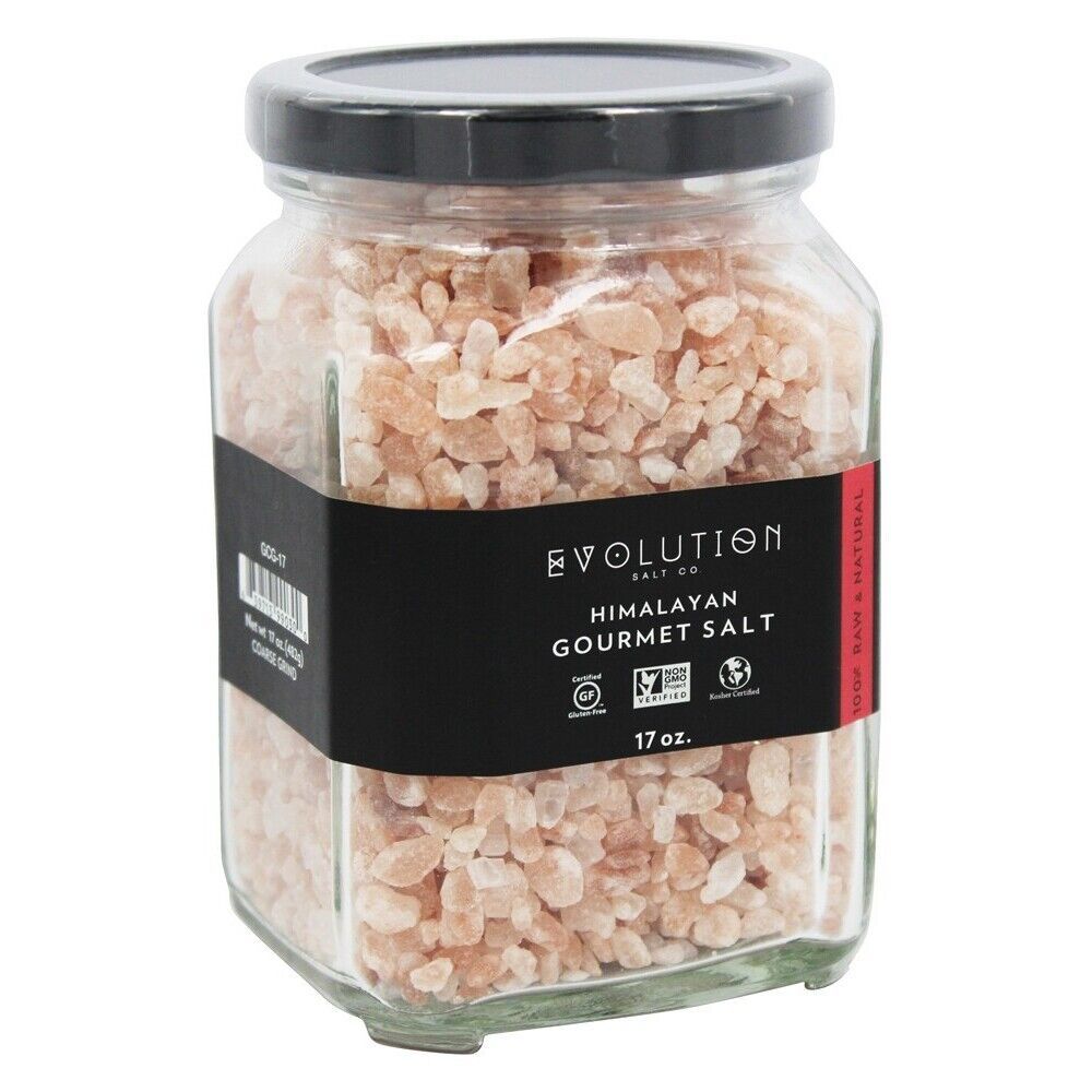 Evolution Salt Company Himalayan Gourmet Coarse Pink Salt, 17 Ounces - £13.94 GBP