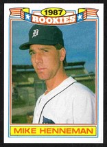 1988 Topps 1987 Rookies Commemorative Set Detroit Tigers Mike Henneman #7 nr mt - £0.39 GBP