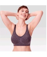 Beauty by Bali Women&#39;s Large Comfort Revolution Alpha Bra Gray - £12.78 GBP