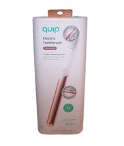 Quip Electric Toothbrush Copper Metal Soft Brush Head Sonic Vibrating Br... - $14.50