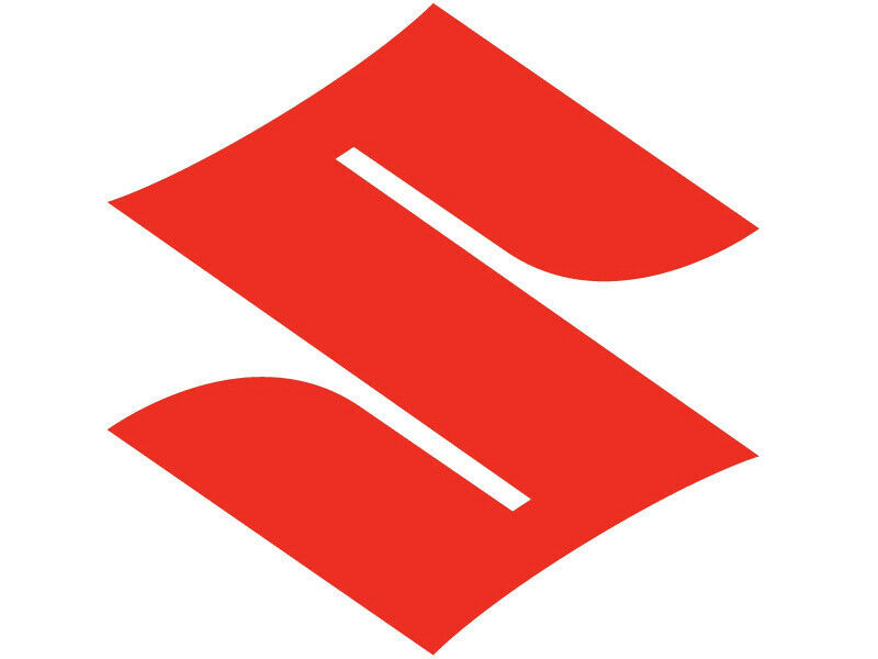 2x Suzuki Logo Vinyl Decal Sticker Different colors & size for Cars/Bikes/Window