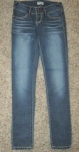Womens Jeans Skinny Mudd Stretch Straight Blue Denim Pants Junior Girls-size 0 - £5.93 GBP