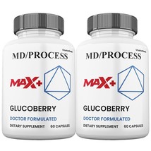 Glucoberry Max +  Blood Sugar Support Formula, 2x Higher Potency (2 Pack) - $43.31