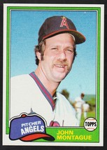 California Angels John Montague 1981 Topps Baseball Card 652 nr mt - £0.39 GBP