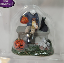 Lemax Spooky Town Figure Lost His Head Headless Coffin Cat Owl Pumpkin 2023 - $20.56