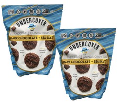 2 Packs Undercover Chocolate Dark Chocolate Quinoa Crisps, 15.3 Ounce - £29.48 GBP