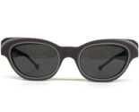 Vintage La Eyeworks Sonnenbrille BILLIE Matt Schwarz Grau Lila mit Gläser - $69.55