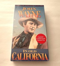 John Wayne: In Old California Factory Sealed VHS Tape (Color) - £7.15 GBP