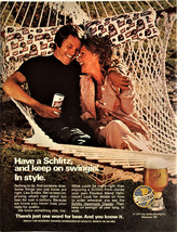 1977 Jos. Schlitz Brewing Company Magazine Print Ad  8.5&quot; x 11&quot; - £7.95 GBP