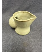 Vintage Hand Thrown Stoneware Art Pottery Studio Pitcher w/Spout -ball H... - $12.87