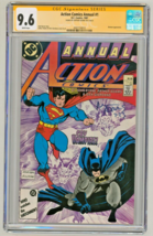 CGC SS 9.6 SIGNED Arthur Adams Cover Art Action Comics Annual #1 Superman Batman - £126.31 GBP