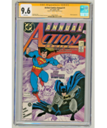 CGC SS 9.6 SIGNED Arthur Adams Cover Art Action Comics Annual #1 Superma... - $3,010.49 MXN