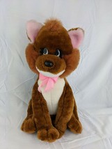 Soft Things Brown Dog Plush 13.5 Inch Carnival Style Stuffed Animal Toy - $14.95