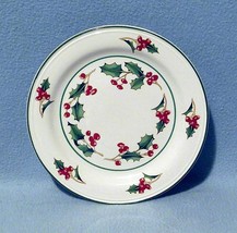 Sango White Christmas Footed Candy Dish Tea Cake Plate - $9.99