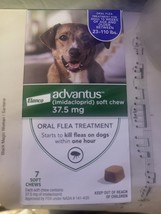 Advantus Soft Chews for Dogs 23-110 lb (7 Count) NEW / SEALED IN BOX - £22.93 GBP