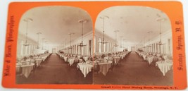 Stereoview photo Grand Union Hotel Dining Room Saratoga NY Baker &amp; Record - £15.78 GBP