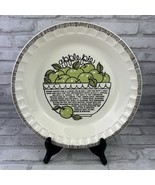Royal China Country Harvest Apple Pie Baker Pie Plate with Recipe Vintag... - $325.30 MXN