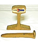 Golden Railroad Spike and Tie Amtrak Collectible - $54.41 CAD