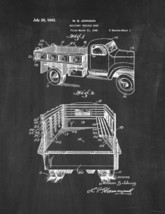 Military Vehicle Body Patent Print - Chalkboard - $7.95+