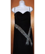 BLACK PARTYTIME Size 8 Vintage VELVET EVENING GOWN NEW RETAIL $289 - €42,67 EUR